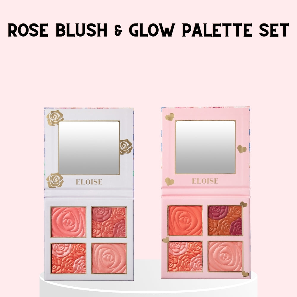 Rose Blush & Glow Palette Set