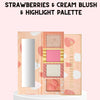 Strawberries &amp; Cream Blush &amp; Highlight Palette