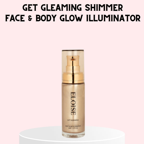 Get Gleaming Shimmer Face & Body Glow Illuminator - Eloise Beauty