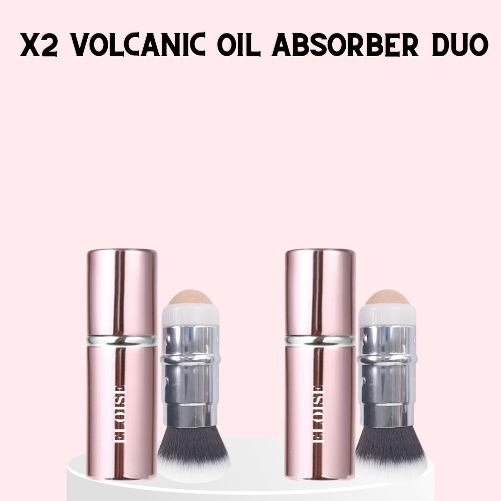2 Piece SET - Volcanic Oil Absorber Duo