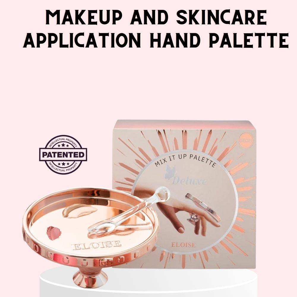 Ludlz Hand Makeup Mixing Palette Makeup Hand-Held Palette Nail Art